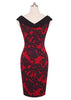 Vestido Tubinho Decote V na Frente e nas Costas