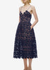 Vestido Midi Renda Guipir Para Festa