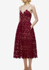 Vestido Midi Renda Guipir Para Festa
