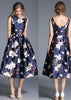 Vestido Gode Midi Floral para Festa