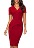 Vestido Peplum Midi