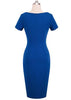 Vestido Tubinho Bicolor Moda Evangelica