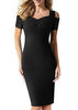 Vestido Tubinho Justo Ombro Vazado