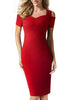 Vestido Tubinho Justo Ombro Vazado