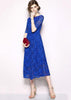 Vestido Renda Midi Ombro a Ombro