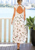 Vestido Mullet Floral Aberto nas Costas
