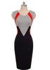 Vestido Tubinho Geometrico que Emagrece