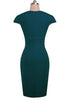 Vestido Tubinho com Decote V