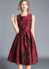 Vestido Jacquard Rodado Gode