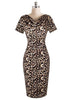 Vestido Tubinho com Estampa Leopardo