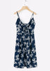 Vestido Evasê Midi Estampado Amarração Busto