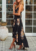 Vestido Mullet Floral Cruzado nas Costas