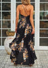 Vestido Mullet Floral Cruzado nas Costas