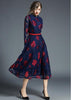 Vestido Midi Evasê Renda Moda Evangelica