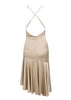 Vestido Assimétrico Babado Frente Única