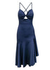 Vestido Assimétrico Babado Frente Única