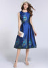 Vestido Midi Godê Estampado
