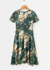 Vestido Midi Assimetrico Estampado