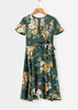Vestido Midi Assimetrico Estampado