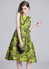Vestido Midi Gode Estampado de Jacquard