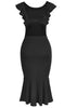 Vestido Midi Justo Festa com Babado