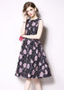 Vestido Midi Rodado Estampado