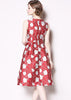 Vestido Midi Rodado Estampado