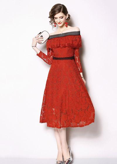 Vestido Renda Ombro a Ombro