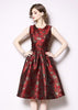 Vestido Jacquard Rodado para Casamento