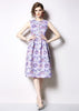 Vestido Lady Like Midi Gode Estampado