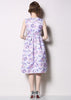 Vestido Lady Like Midi Gode Estampado