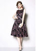 Vestido Jacquard Rodado para Festa Casamento