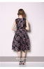 Vestido Jacquard Rodado para Festa Casamento
