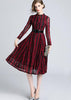 Vestido Midi Evasê Renda Guipir com Cinto
