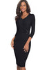 Vestido Tubinho Midi Social Moderno