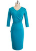 Vestido Tubinho Midi Social Moderno