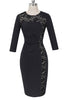 Vestido Tubinho Social Moderno Duas Cores