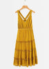 Vestido Midi Poá Cruzado nas Costas
