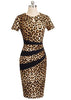 Vestido Tubinho Midi Social de Duas Cores