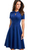 Vestido Midi Gode Festa Gola Gota Evangelico