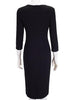 Vestido Midi Tubinho Bicolor Que Emagrecem Para Trabalhar