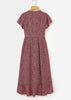 Vestido Envelope Assimetrico Estampado com Babado