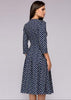 Vestido Midi Rodado Estampado Moda Evangélica