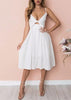 Vestido com Amarração no Decote
