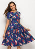 Vestido Evangelico Rodado Jovem Florido