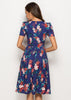 Vestido Evangelico Rodado Jovem Florido