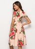 Vestido Gode Midi Estampado Moda Evangélica