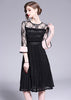 Vestido Midi Saia Plissada Moda Evangélica