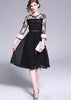 Vestido Midi Saia Plissada Moda Evangélica