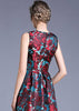 Vestido Midi Gode Jacquard Estampado